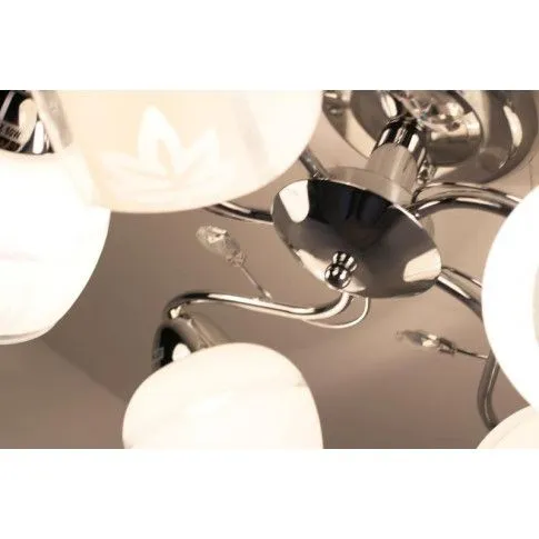 Srebrny korpus z kryształkami żyrandola EX50-Evelix