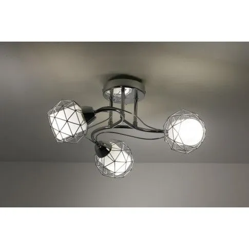 Metalowy żyrandol EX52-Fokun z trzema kloszami