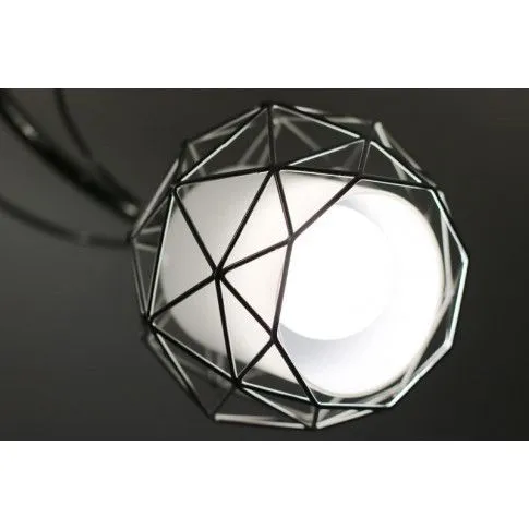Geometryczny, metalowy klosz żyrandola EX52-Fokun