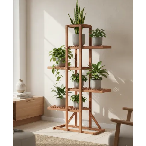 Regał na kwiaty z drewna cedrowego   Econi,jpg