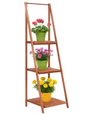 Regał na kwiaty z drewna cedrowego - Omnela w sklepie Edinos.pl