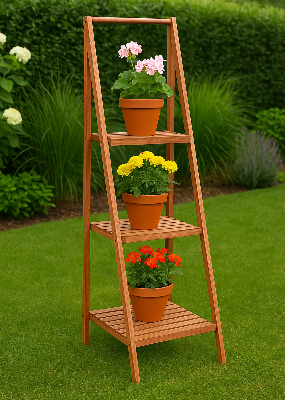 Aranżacja ogrodu z kwietnikiem Omnela