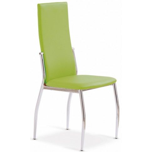 Zdjęcie produktu Tapicerowane krzesło Galder - zielone.