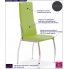 Fotografia Tapicerowane krzesło Galder - brązowe z kategorii Krzesła wg koloru/stylu