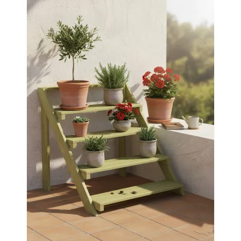 Półka na rośliny z impregnowanej sosny   Vimera