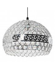 Kryształowa okrągła lampa wisząca w stylu glamour - EX57-Osake w sklepie Edinos.pl