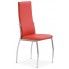 Zdjęcie produktu Tapicerowane krzesło Galder - czerwone.