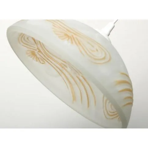 Lampa wisząca EX63-Dolat ze zdobionym kloszem