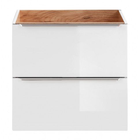 Biała nowoczesna szafka łazienkowa Malta 3X Biały 60 cm