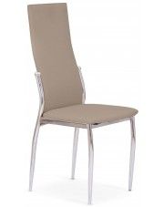 Tapicerowane krzesło Galder - cappuccino w sklepie Edinos.pl
