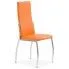 Zdjęcie produktu Tapicerowane krzesło Vibo - pomarańczowe.