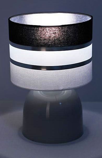 Produkt Szara lampka stołowa do salonu - EX68-Hadel