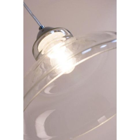 Lampa wisząca EX69-Hiras z przezroczystym kloszem