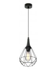 Czarna lampa wisząca loftowa - EX75-Loftis w sklepie Edinos.pl