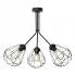 Czarna lampa sufitowa w stylu industrialnym EX77-Loftis