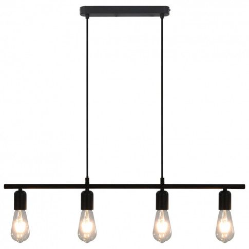 Czarna lampa wisząca EX81-Lanko w stylu loftowym