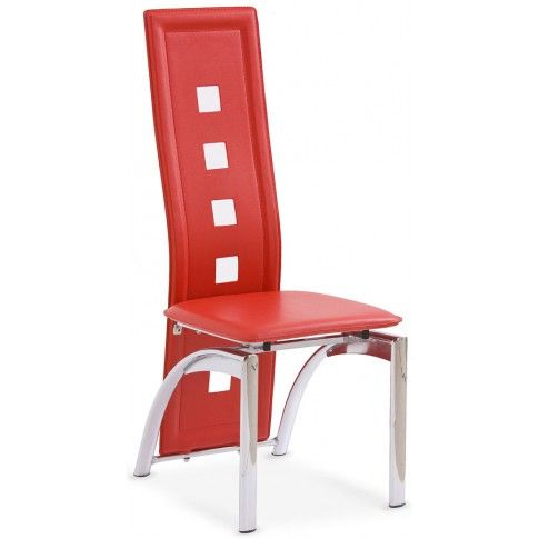 Zdjęcie produktu Tapicerowane krzesło Imper - czerwone.