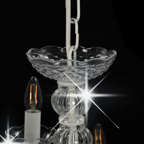 Żyrandol EX100-Mosat stylizowany na świecznik