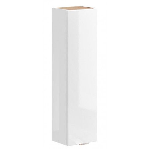 Zdjęcie produktu Pionowa wisząca szafka łazienkowa - Malta 7X Biały połysk.
