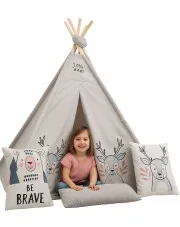 Szary namiot  dla dziecka Taurus - jelonek w sklepie Edinos.pl