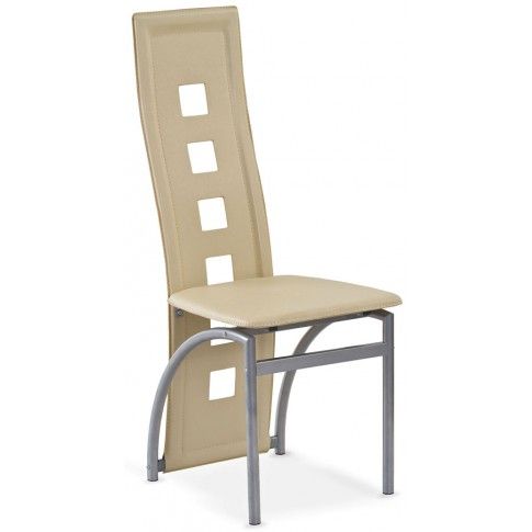 Zdjęcie produktu Tapicerowane krzesło Bilios - kremowe.