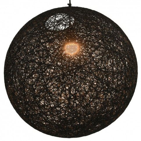 Czarna lampa wisząca w stylu boho EX108-Goten