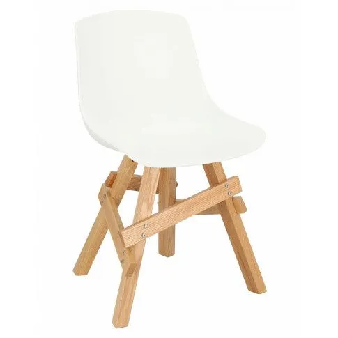 Skandynawskie krzesło Trisi biale