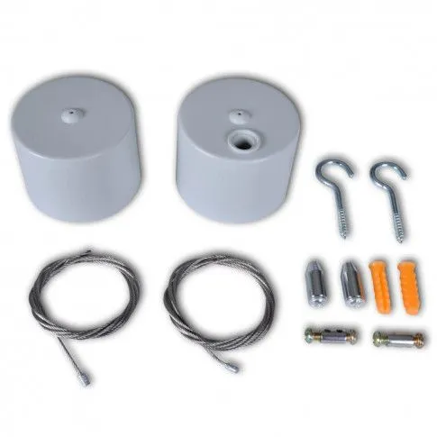 Szczegółowe zdjęcie nr 9 produktu Lampa sufitowa, świetlówka LED 14W ciepły biały+zestaw do zawieszania