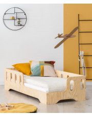 Prawostronne łóżko drewniane dziecięce 16 rozmiarów - Filo 2X w sklepie Edinos.pl