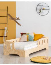 Lewostronne łóżko drewniane dziecięce 16 rozmiarów - Filo 2X w sklepie Edinos.pl