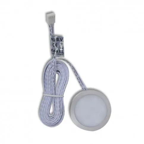 Szczegółowe zdjęcie nr 5 produktu Podświetlenie LED, okrągłe, pod meble i szafki kuchenne (8 części)