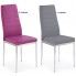 Szczegółowe zdjęcie nr 4 produktu Tapicerowane krzesło Perks - fioletowe