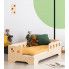 Lewostronne łóżko drewniane dziecięce 16 rozmiarów - Filo 4X