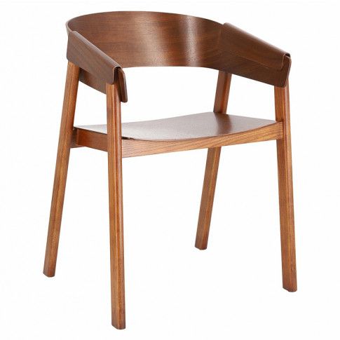 Drewniane krzesło Atheo dąb orzech