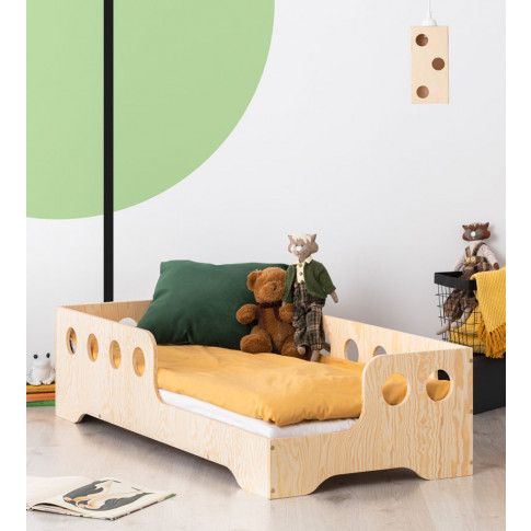 Drewniane łóżko dziecięce Filo 4X prawostronne