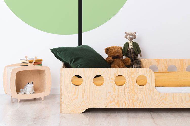 Łóżko jednoosobowe drewniane Filo 4X