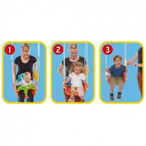 Szczegółowe zdjęcie nr 5 produktu Happy People Huśtawka dla dzieci 3-w-1 First Largo