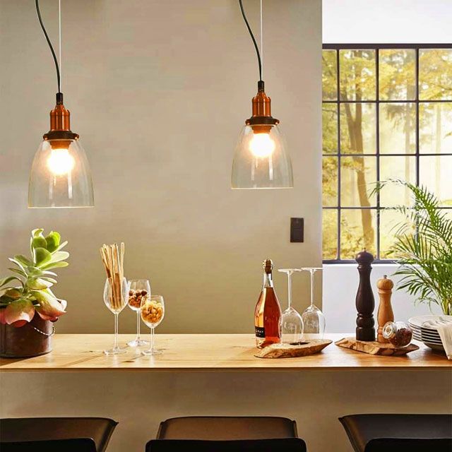 Szklane lampy wiszące w stylu loftowym EX153-Orta