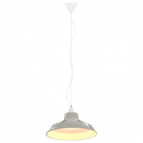 Metalowa biała lampa wisząca EX155-Fergi