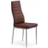 Zdjęcie produktu Tapicerowane krzesło Dikon - ciemny brąz.