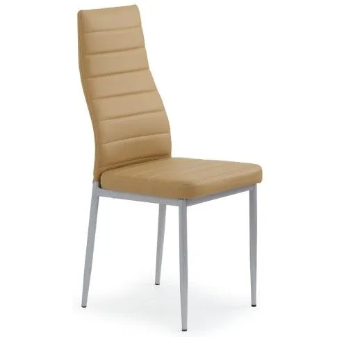 Zdjęcie produktu Tapicerowane krzesło Dikon - jasny brąz.