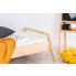Drewniane jednoosobowe łóżko do pokoju dziecięcego Mailo 6X