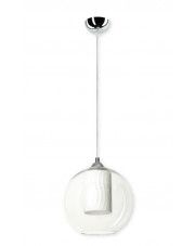 Minimalistyczna lampa wisząca szklana kula - EX158-Globin w sklepie Edinos.pl