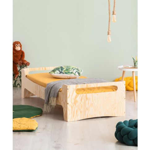 Drewniane łóżko do pokoju dziecięcego Mailo 7X
