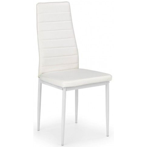 Zdjęcie produktu Tapicerowane krzesło Dikon - białe.