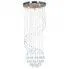 Srebrna lampa sufitowa w stylu glamour EX161-Donis