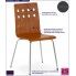 Fotografia Metalowe krzesło Tridin - czereśnia antyczna z kategorii Krzesła kuchenne