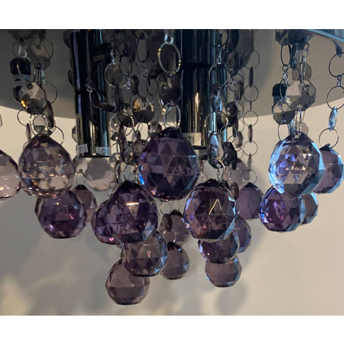 lampa sufitowa z kryształkami EX164-Winta