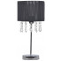 Czarna lampka stołowa w stylu glamour EX817-Alesa