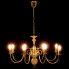 Złoty żyrandol stylizowany na świecznik EX170-Milet